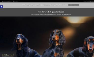Schermafbeelding van teckelsvanhetquackenbosch.nl