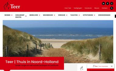 Schermafbeelding van teer.nl