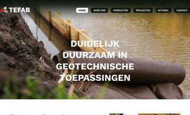 Schermafbeelding van tefab.nl
