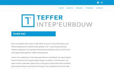 Schermafbeelding van tefferinterieurbouw.nl