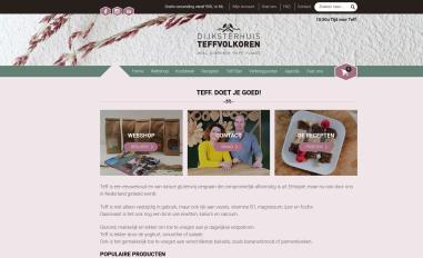 Schermafbeelding van teffvolkoren.nl