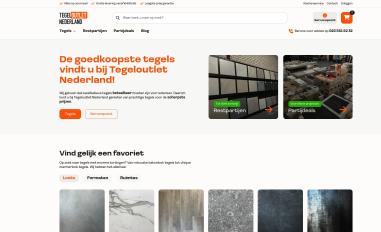 Schermafbeelding van tegeloutletnederland.nl
