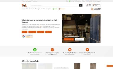 Schermafbeelding van tegelsenlaminaat.nl