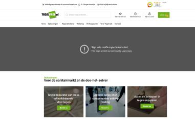 Schermafbeelding van tegelvast.nl