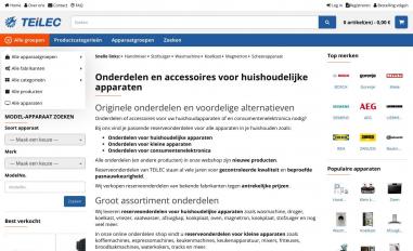 Schermafbeelding van teilec.nl