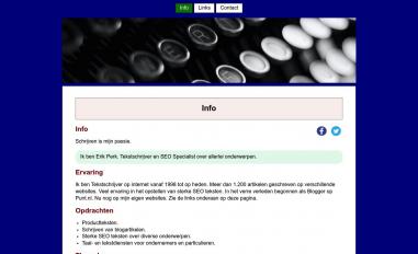 Schermafbeelding van tekstschrijver4u.nl