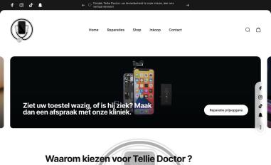 Schermafbeelding van telliedoctor.com
