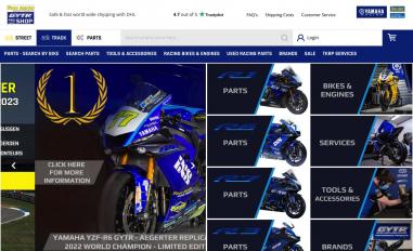 Schermafbeelding van tenkateracingproducts.com