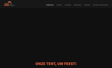 Schermafbeelding van tentenverhuurdewijk.nl