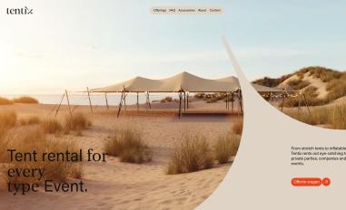 Schermafbeelding van tentix.be