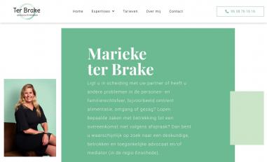 Schermafbeelding van terbrakeadvocatuur.nl