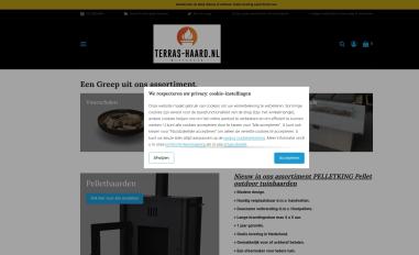 Schermafbeelding van terras-haard.nl