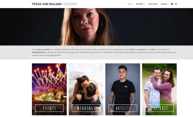 Schermafbeelding van tessavannuland.nl