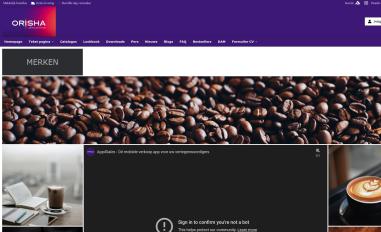 Schermafbeelding van test2.core-portal-dev.com
