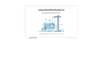 Schermafbeelding van testy.destoofvanfrankot.nl