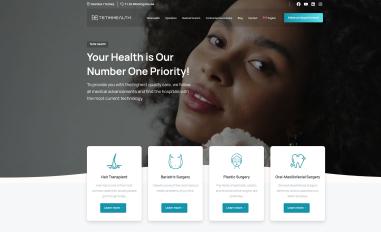 Schermafbeelding van tetikhealth.com