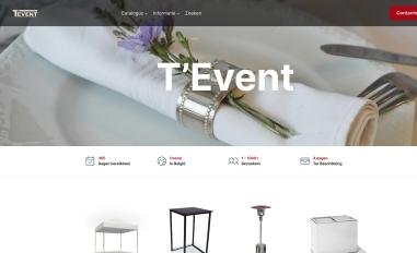 Schermafbeelding van tevent.be