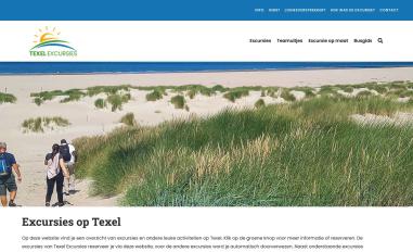 Schermafbeelding van texelexcursies.nl