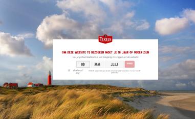 Schermafbeelding van texels.nl