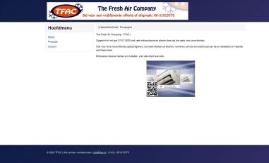 Schermafbeelding van tfac.nl