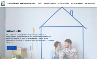 Schermafbeelding van tha-diensten.nl