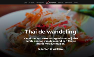 Schermafbeelding van thaidewandeling.be