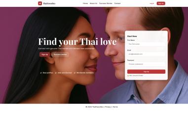 Schermafbeelding van thaifavorites.com