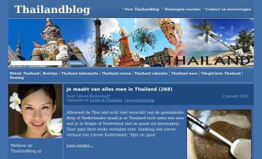 Schermafbeelding van thailandblog.nl