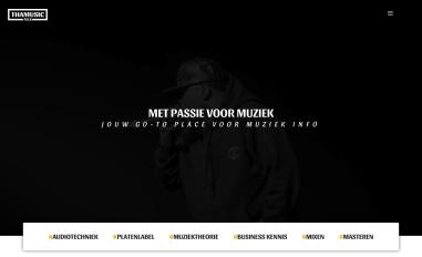 Schermafbeelding van thamusicmix.nl