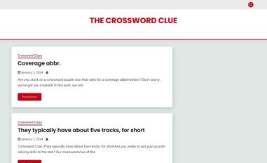 Schermafbeelding van the-crossword-clue.com