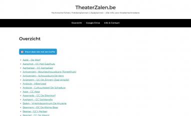 Schermafbeelding van theaterzalen.be