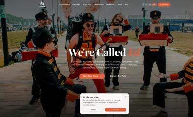 Schermafbeelding van theatre-stage-link.base44.app
