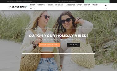 Schermafbeelding van thebagstore.nl