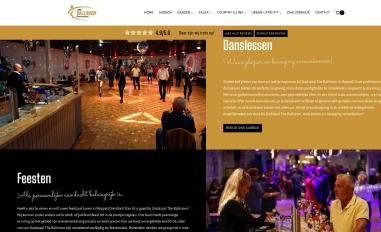 Schermafbeelding van theballroom.nl