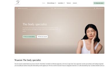 Schermafbeelding van thebodyspecialist.nl