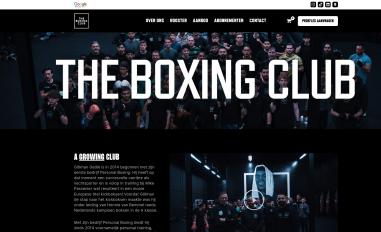 Schermafbeelding van theboxingclub.nl