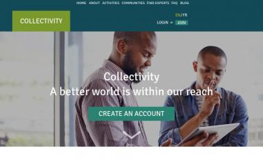 Schermafbeelding van thecollectivity.org
