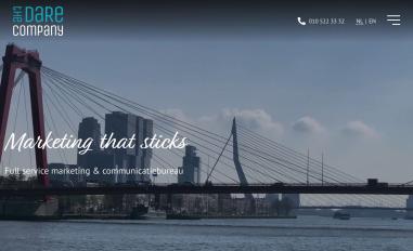 Schermafbeelding van thedarecompany.com