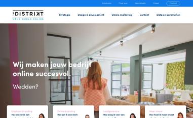 Schermafbeelding van thedistrikt.nl