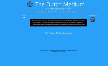 Schermafbeelding van thedutchmedium.nl
