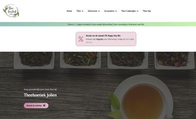 Schermafbeelding van theeboetiekjolien.nl