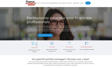 Schermafbeelding van thefinanceacademy.nl