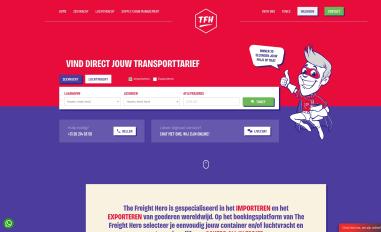 Schermafbeelding van thefreighthero.nl
