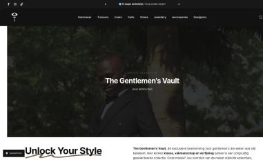 Schermafbeelding van thegentlemensvault.nl