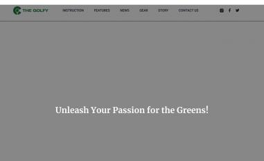 Schermafbeelding van thegolfy.com