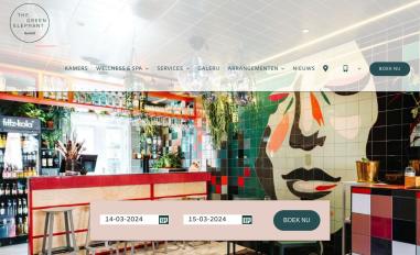 Schermafbeelding van thegreenelephant.nl