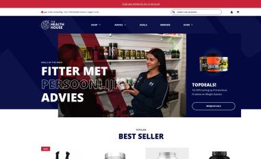 Schermafbeelding van thehealthhouse.nl