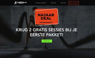 Schermafbeelding van thehomegym.nl