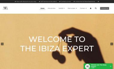 Schermafbeelding van theibizaexpert.com