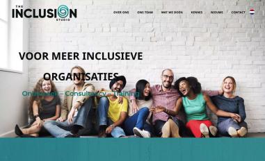 Schermafbeelding van theinclusionstudio.nl